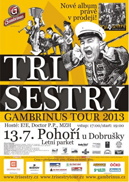 koncert TŘI SESTRY G-tour